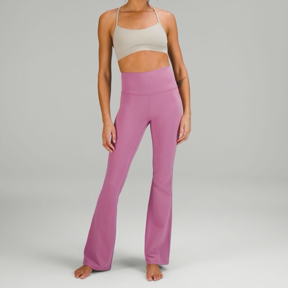 Lululemon Align High Rise Pink Flare Leggings